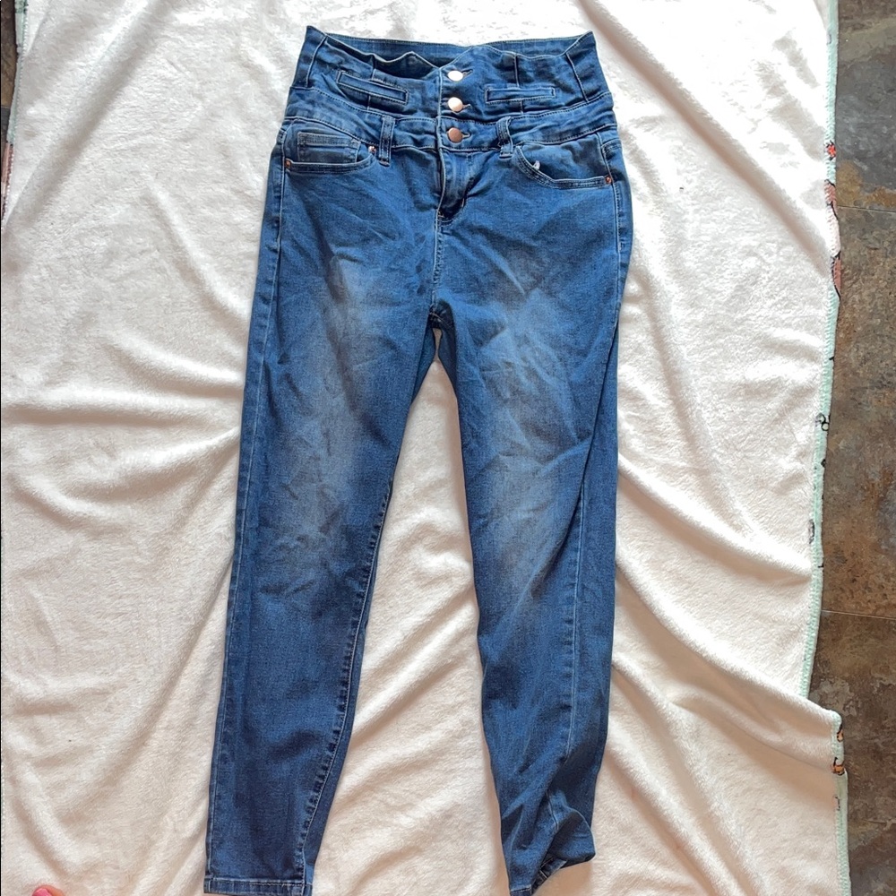Fashion Nova High Rise Blue Jeans
